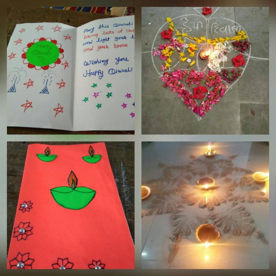 Diwali card making